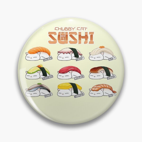 Item preview, Chubby Cat Mix Sushi designed and sold by Takeda-art.