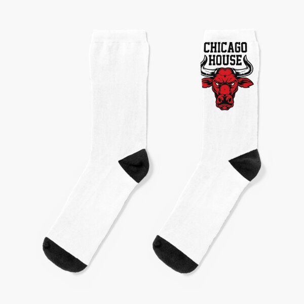 Chicago House Music Design Bulls Socks