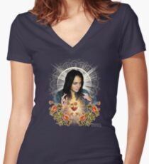 Our Lindsay Of Trashbaggery - Clear Background Fitted V-Neck T-Shirt