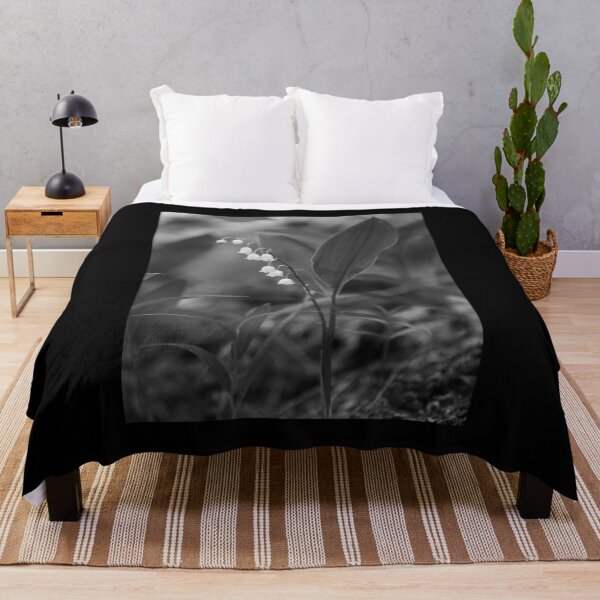Item preview, The beautiful Lily of the valley in bw designed and sold by Jouko Lehto Photography.