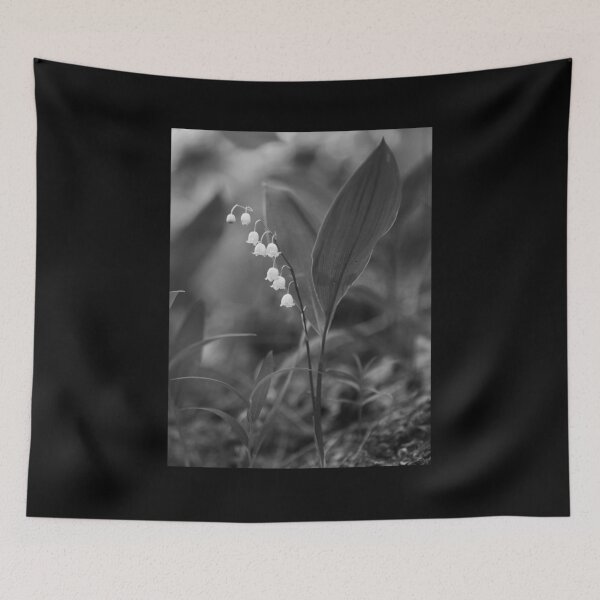 Item preview, The beautiful Lily of the valley in  bw designed and sold by Jouko Lehto Photography.