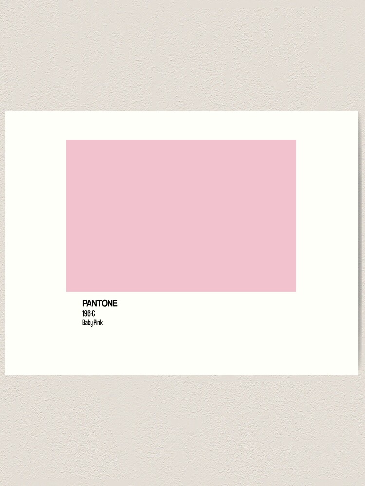 Light pink deals pantone