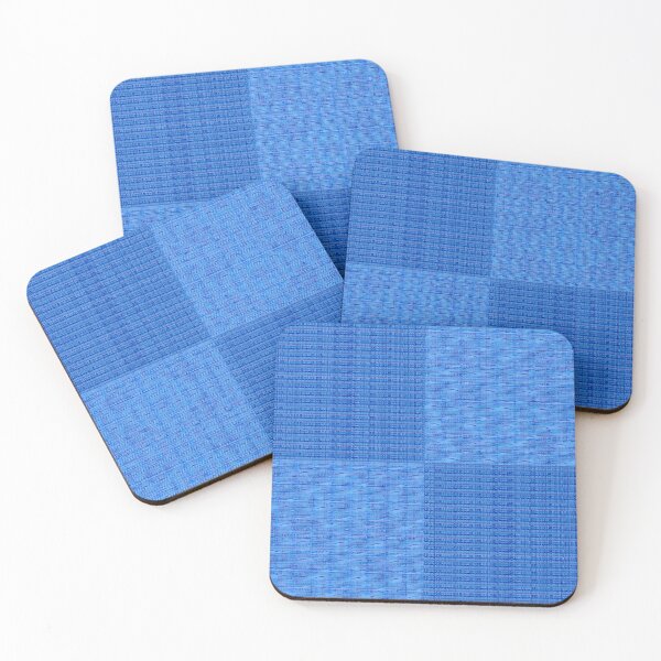 Item preview, Blue Woven Shantung Patchwork designed and sold by ZENDYtechSTYLE.