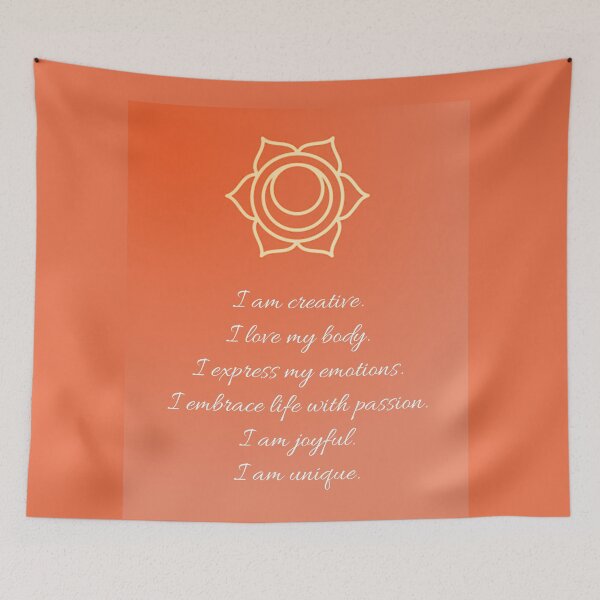 Item preview, Sacral Chakra Affirmation designed and sold by Bluepress.