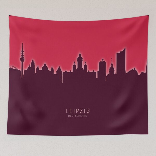 Item preview, Leipzig Germany Skyline designed and sold by ArtPrints.