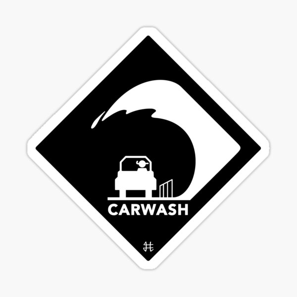 Carwash Sticker