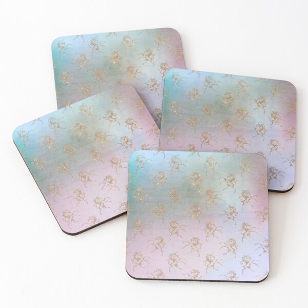 Item preview, Unicorn Watercolor Pastel Shimmering Pattern designed and sold by digitalvintage.