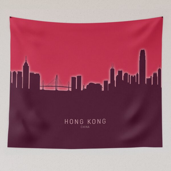 Artikelvorschau, Hong Kong Skyline entworfen und verkauft von ArtPrints.
