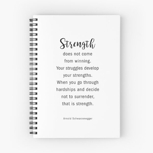 Item preview, Strength does not come from winning. designed and sold by corbrand.