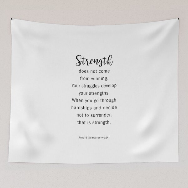 Item preview, Strength does not come from winning.  designed and sold by corbrand.