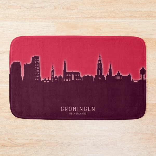 Item preview, Groningen The Netherlands Skyline designed and sold by ArtPrints.