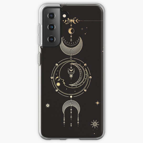 La carte de tarot de la lune Coque souple Samsung Galaxy