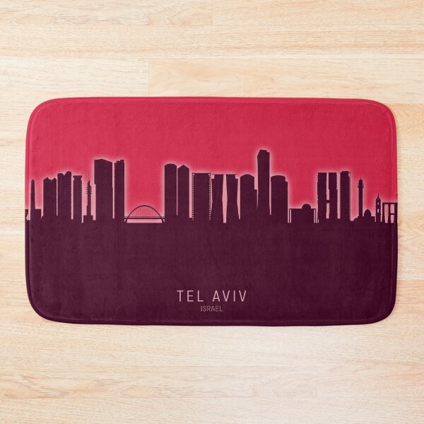 Item preview, Tel Aviv Israel Skyline designed and sold by ArtPrints.