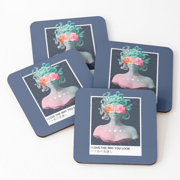Item preview, Love The Way You Look Medusa Pastel Aesthetic Vaporwave designed and sold by Neon Purple Noodle Bar.