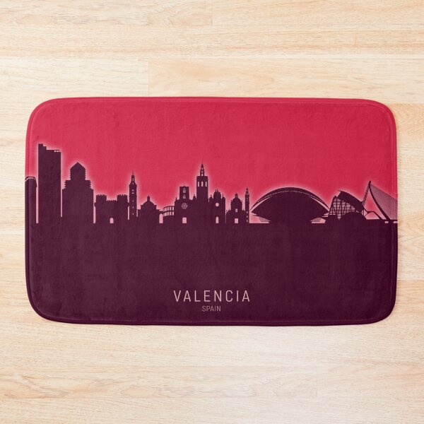 Item preview, Valencia Spain Skyline designed and sold by ArtPrints.