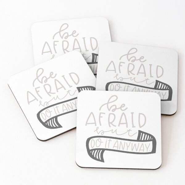 Item preview, Be afraid but do it anyway. designed and sold by kayleetubbs.