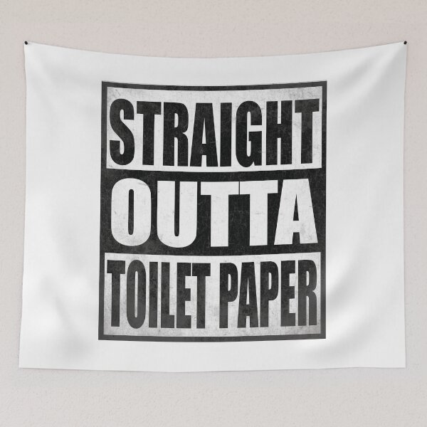 Item preview, Straight Outta Toilet Paper Shirt TP Crisis Funny T-Shirt designed and sold by bestdesigns2020.