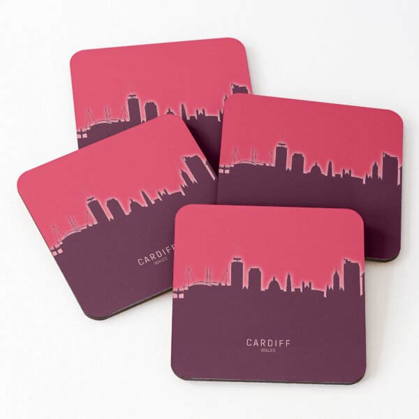 Item preview, Cardiff Wales Skyline designed and sold by ArtPrints.