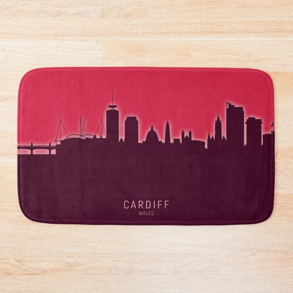 Artikelvorschau, Cardiff Wales Skyline entworfen und verkauft von ArtPrints.