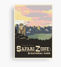 Safari Zone Canvas Print