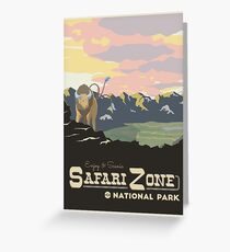 Safari Zone Greeting Card