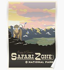 Safari Zone Poster