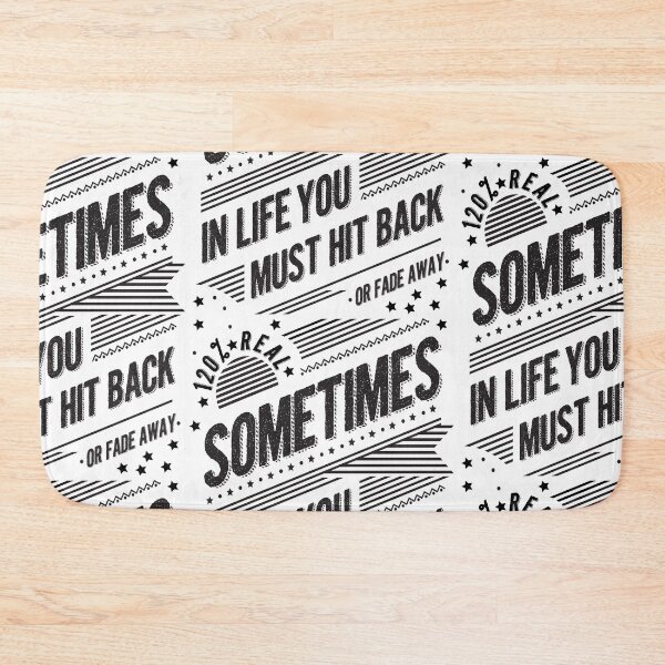 Item preview, Sometimes in Life You Must Hit Back designed and sold by GravitiTees.