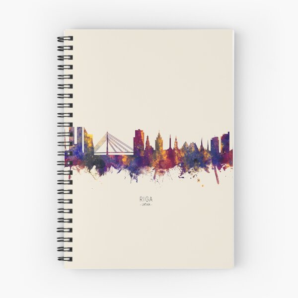 Item preview, Riga Latvia Skyline designed and sold by ArtPrints.