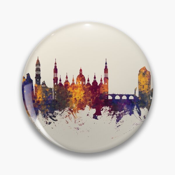 Item preview, Zaragoza Spain Skyline designed and sold by ArtPrints.