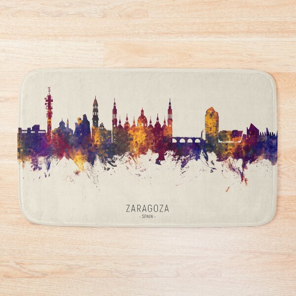 Item preview, Zaragoza Spain Skyline designed and sold by ArtPrints.