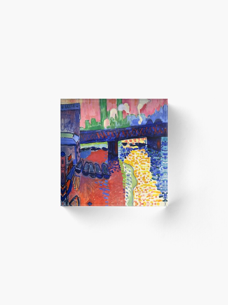 Alternate view of Charing Cross Bridge, London-Andre Derain Acrylic Block