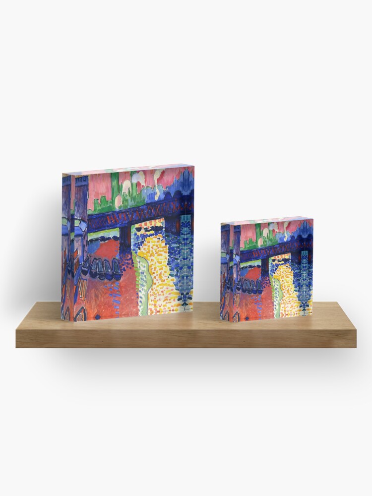 Alternate view of Charing Cross Bridge, London-Andre Derain Acrylic Block
