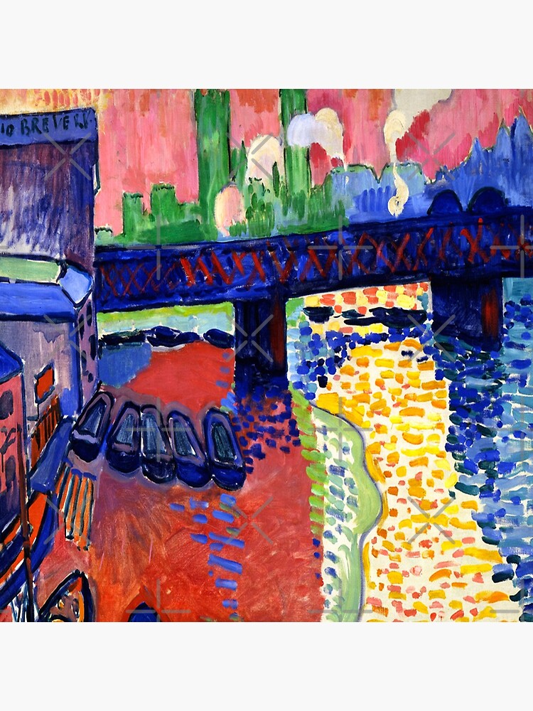 Charing Cross Bridge, London-Andre Derain by LexBauer