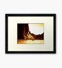 Vintage Photograph of Canyon de Chelly Framed Print