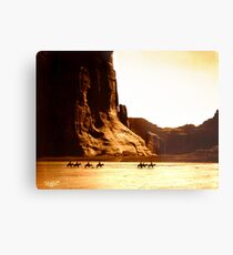 Vintage Photograph of Canyon de Chelly Metal Print