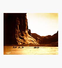 Vintage Photographie von Canyon de Chelly Fotodruck