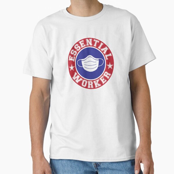 Item preview, Essential Worker Wear Mask Red White Blue designed and sold by ShinsenMerch.