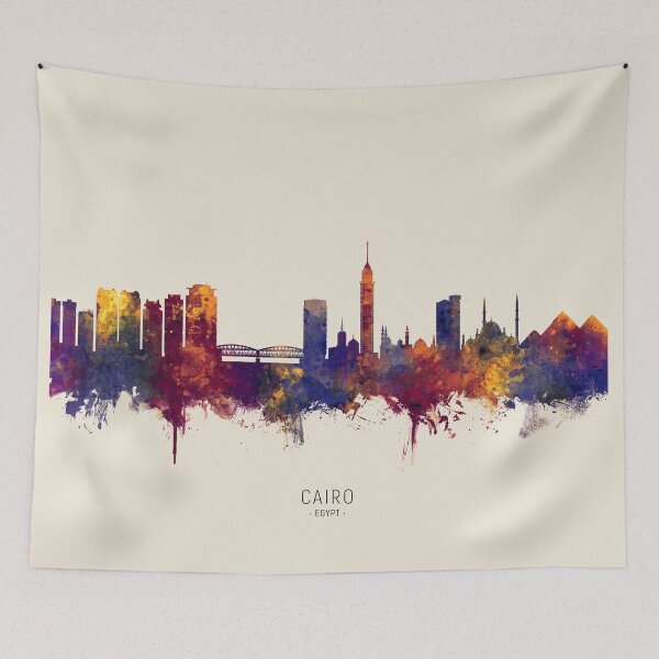 Item preview, Cairo Egypt Skyline designed and sold by ArtPrints.