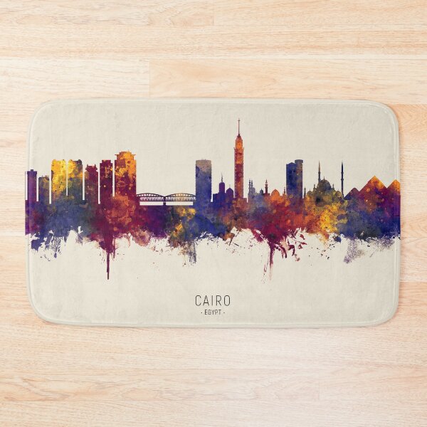 Item preview, Cairo Egypt Skyline designed and sold by ArtPrints.