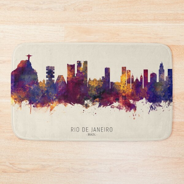 Item preview, Rio de Janeiro Brazil Skyline designed and sold by ArtPrints.