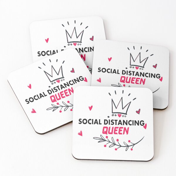 Item preview, Social Distance Queen Funny Quarantine Shirt T-Shirt designed and sold by bestdesigns2020.