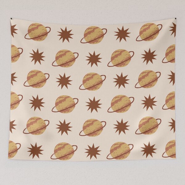 Item preview, Saturn Stars Pattern #shapeart #digitalart designed and sold by MerleCallesen.