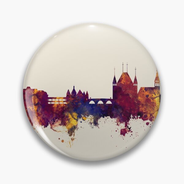 Item preview, Thun Switzerland Skyline designed and sold by ArtPrints.