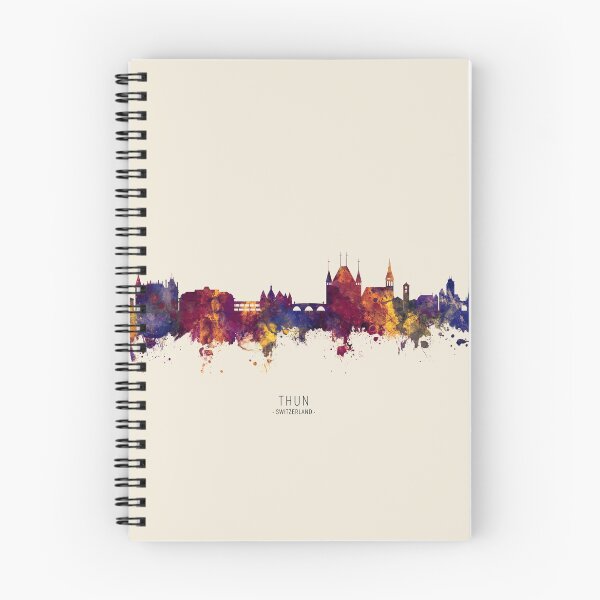 Item preview, Thun Switzerland Skyline designed and sold by ArtPrints.