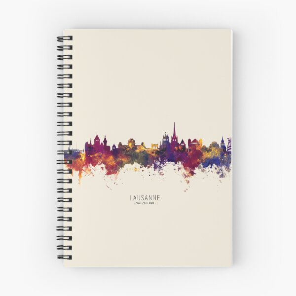 Item preview, Lausanne Switzerland Skyline designed and sold by ArtPrints.