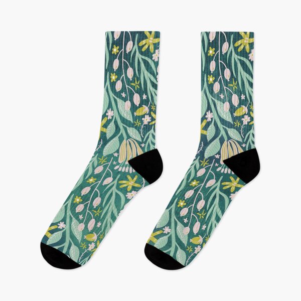 Item preview, Fun Botanical Pattern (green) designed and sold by Felix Felicis.