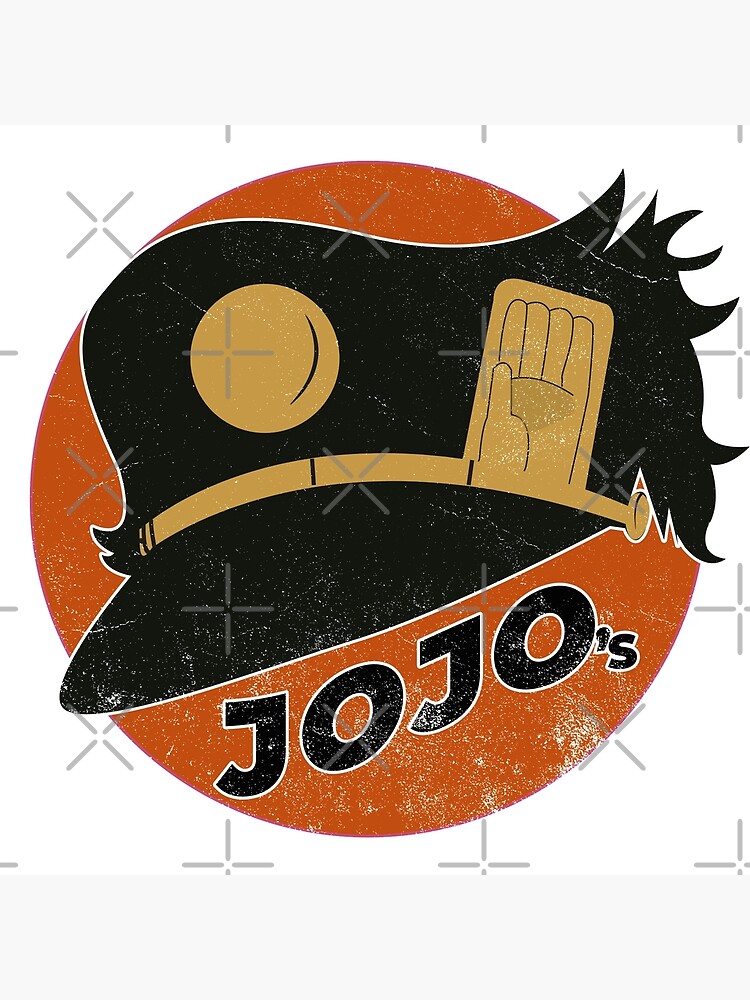 Jojos Hat Vintage Washed Art Board Print By Redfoxfunk Redbubble - joseph joestar roblox shirt