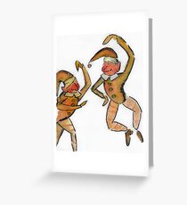 Elves Greeting Card