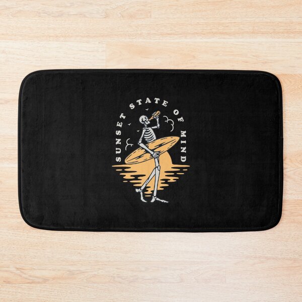 Item preview, SUNSET STATE OF MIND SKULL SURF DESIGN designed and sold by Picspot.