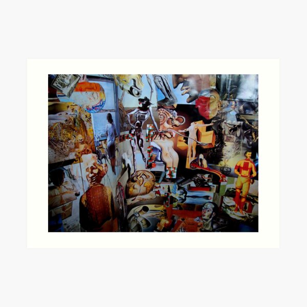 Dali Collage. Art Print